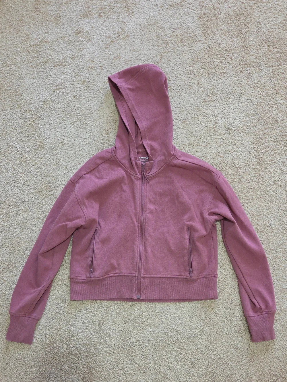 Old Navy Mauve Zip Hoodie